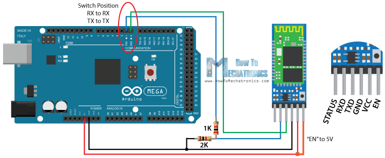 How To Configure and Pair Two HC-05 Bluetooth Module as Master and Slave AT Commands