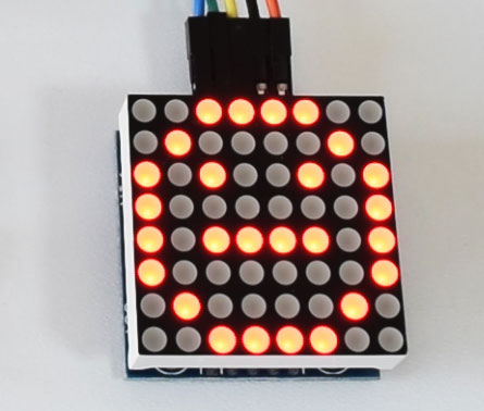 8x8 LED Matrix Smile Character