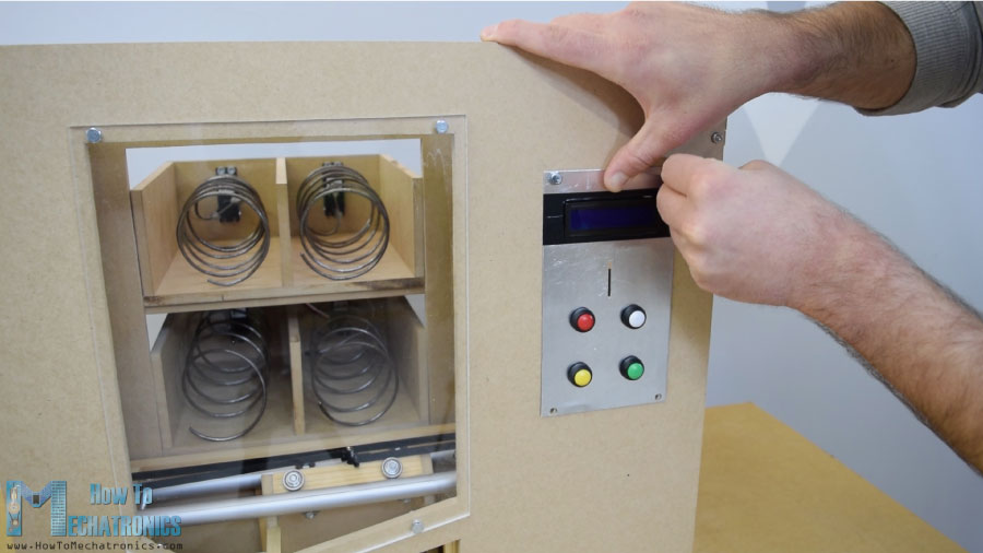 diy vending machine front panel