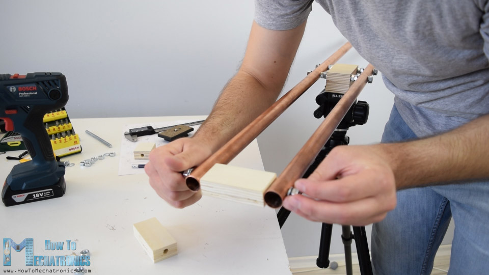 fixing the ends of the slider rails