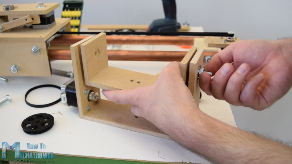 installing the pan and tilt platforms