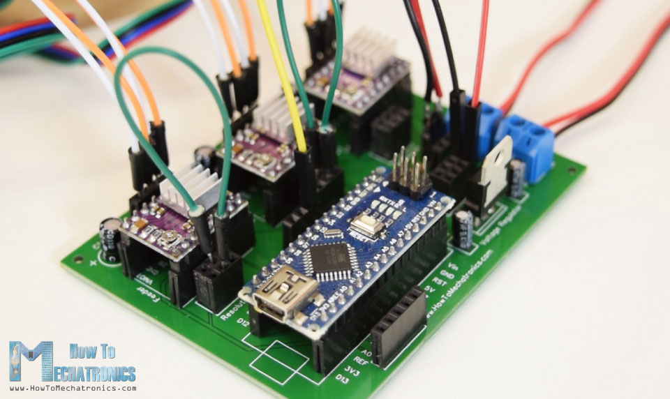 DRV8825 stepping resolution selection
