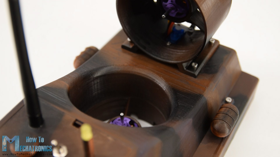 diy rc hovercraft - decorating parts