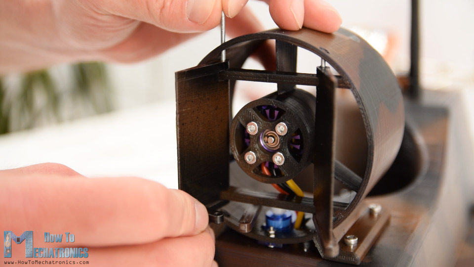 installing hovercraft steering system