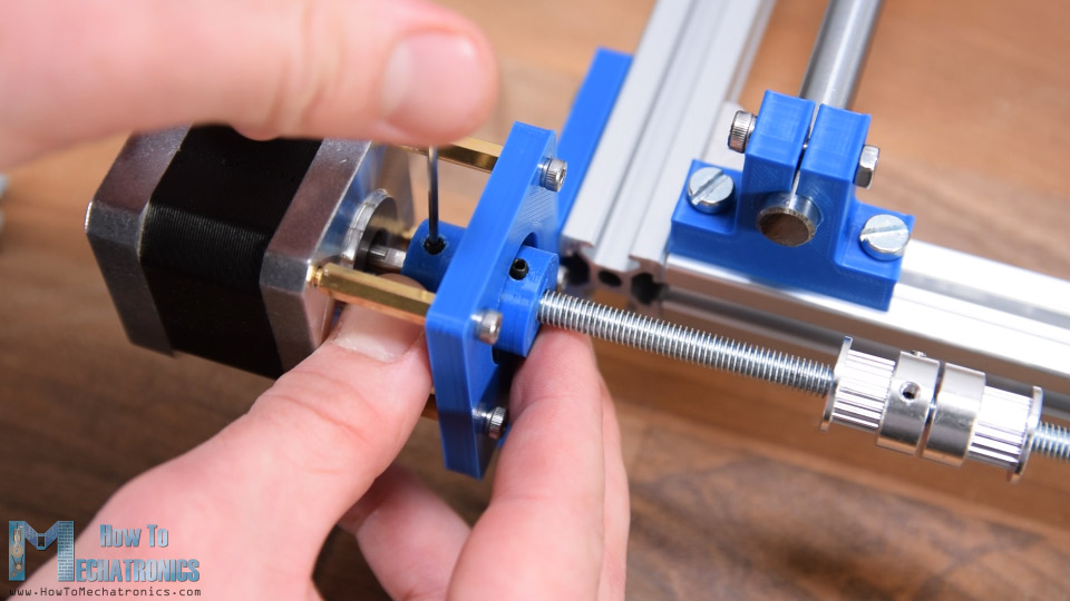 3D printed shaft coupler for NEMA 17 stepper motor