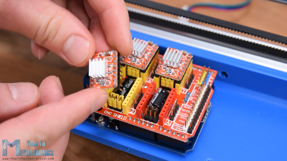 Arduino CNC Shield with A4988 Stepper drivers