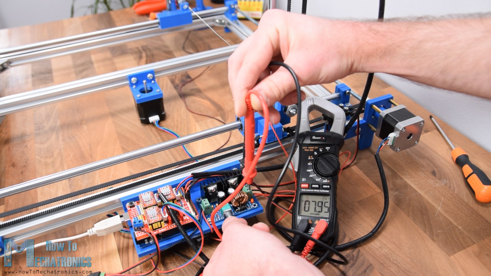 Foam cutter hot wire temperature adjustment