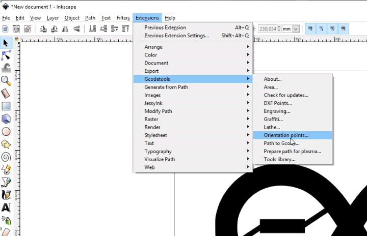 Gcodetool - Inkscape plugin for generating G-code