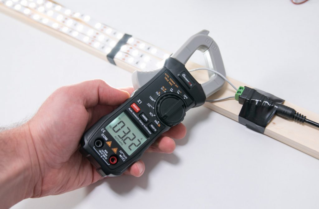 Measuring DC current-with Mustool X1 clamp meter