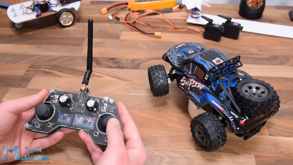 Controlling commercial RC car model with DIY Arduino RC Receiver