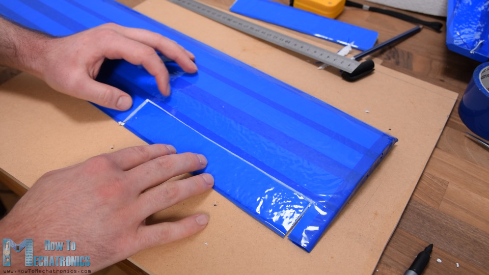 Making the aileron for the wing