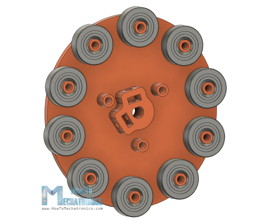 Ball bearings arranged around a circumference of an ellipse for the Wave Generator