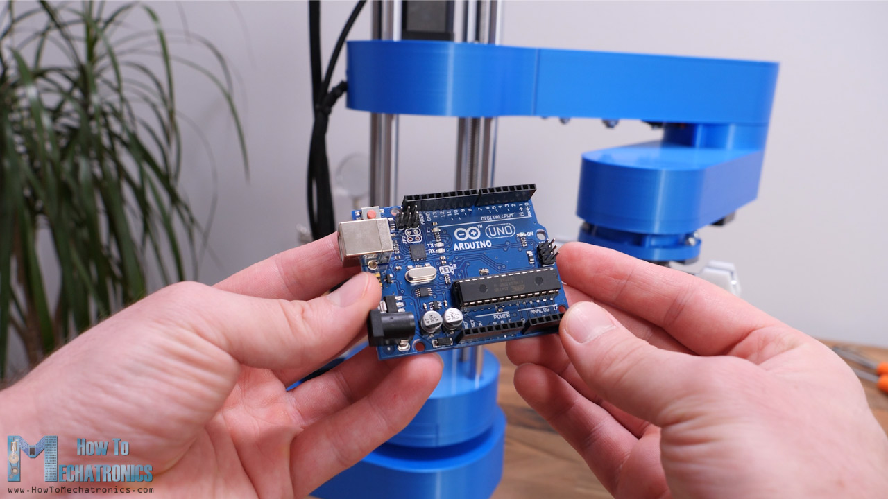 Arduino UNO for controlling the SCARA Robot