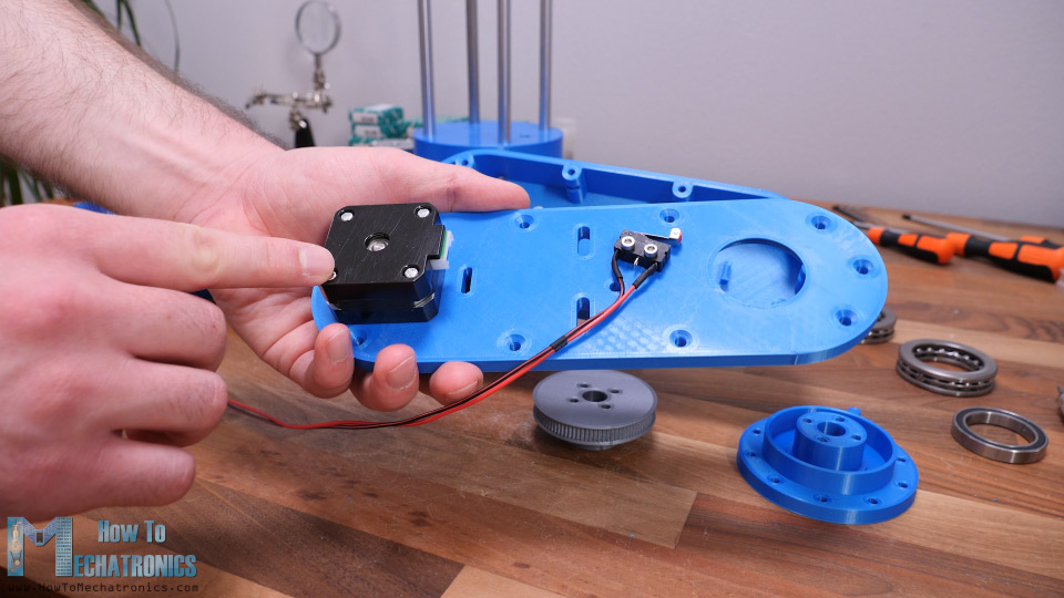 Assembling the second robot arm