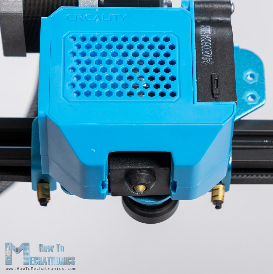 Dual fan print head - extruder