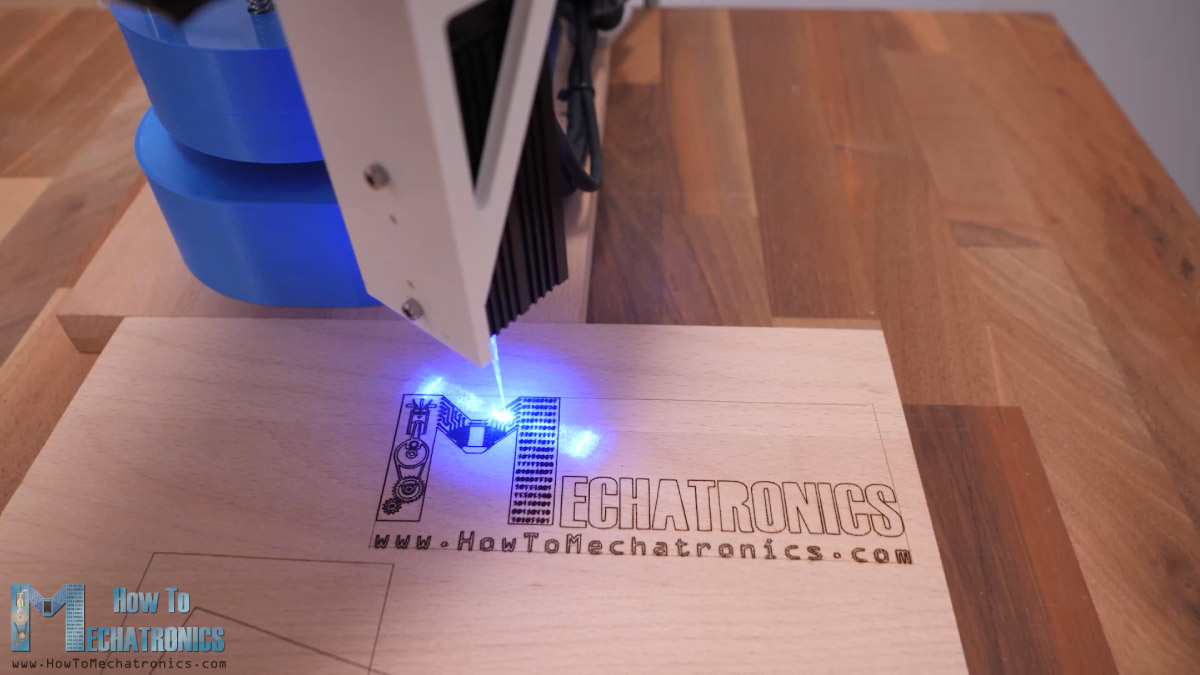Laser engraving with SCARA Robot - How To Mechatronics