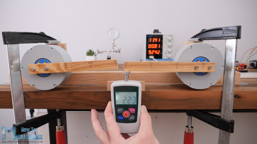 Torque comparison between 3D printed harmonic and cycloidal drive