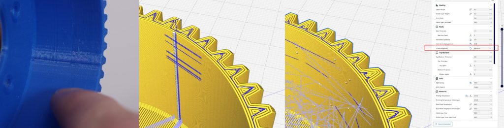 Z Seam Alignment for improving print quality