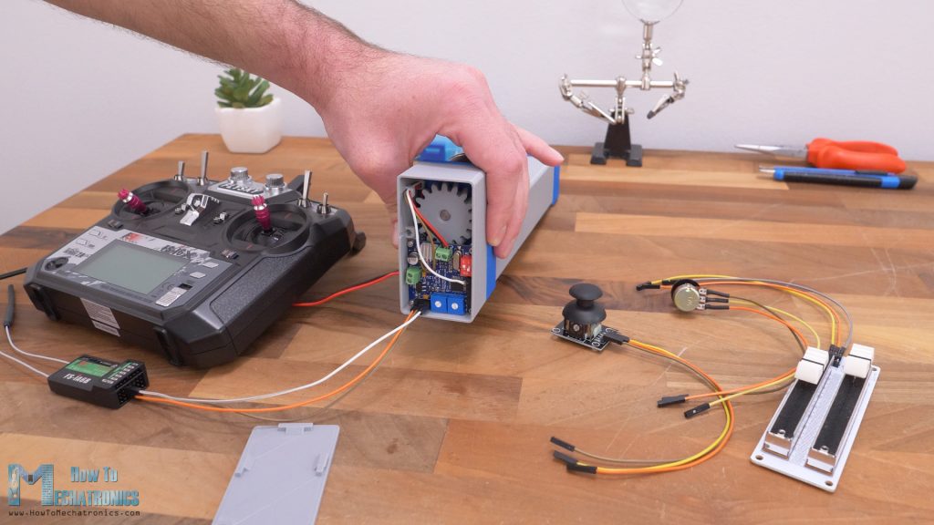 Custom built Linear Servo Actuator - Analog and Digital inputs